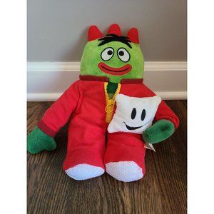 Yo Gabba Gabba Nighttime Glow Brobee Plush 13" Sings & Lights Up 2013